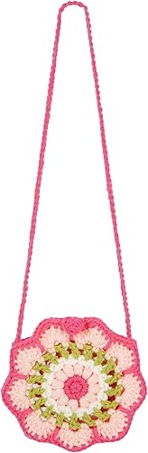 Crochet Flower Crossbody Bag – Handmade Mini Sling Purse | Soft Girl Aesthetic | Fits Phone & Essentials