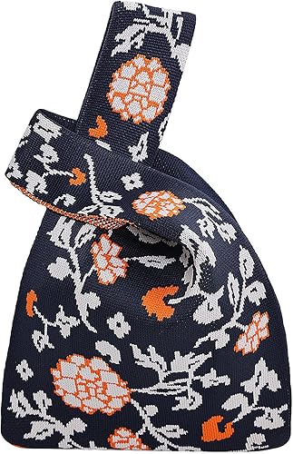 Foldable Reusable Tote Bag – Vintage Floral Print Eco Shopping Bag | Compact Handbag for Daily Use